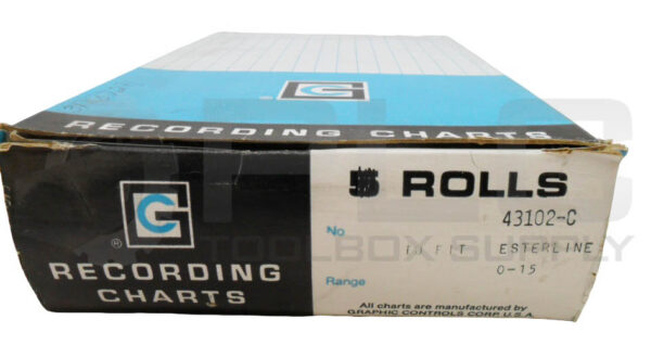 NEW BOX OF 3 GRAPHIC CONTROLS 43102-C RECORDING CHARTS *READ* - Image 3