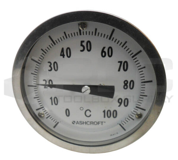 NEW ASHCROFT 10PI-C TEMPERATURE GAUGE 0-100DEG C - Image 2