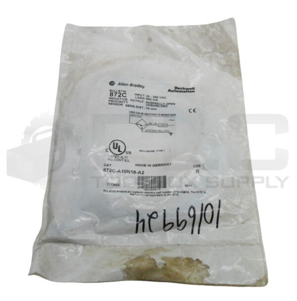 SEALED NEW ALLEN BRADLEY 872C-A10N18-A2 /B INDUCTIVE PROXIMITY SENSOR *READ*