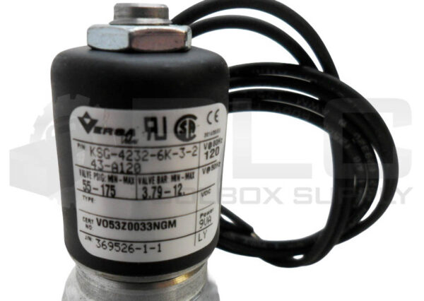 NEW VERSA KSG-4232-6K-3-2-43-A120 PNEUMATIC DIRECTIONAL VALVE 120V 60HZ - Image 4