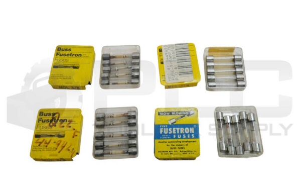 LOT OF 4 NEW BOX OF 5 BUSSMANN MDL 3/8 DUAL ELEMENT FUSE 3/8A 250VAC TOTAL 20