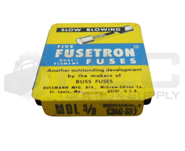 LOT OF 4 NEW BOX OF 5 BUSSMANN MDL 3/8 DUAL ELEMENT FUSE 3/8A 250VAC TOTAL 20 - Image 4