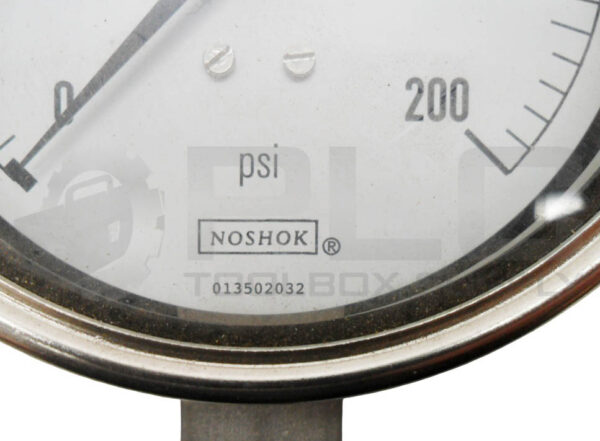 NOSHOK 013502032 PRESSURE GAUGE 0-200PSI - Image 4