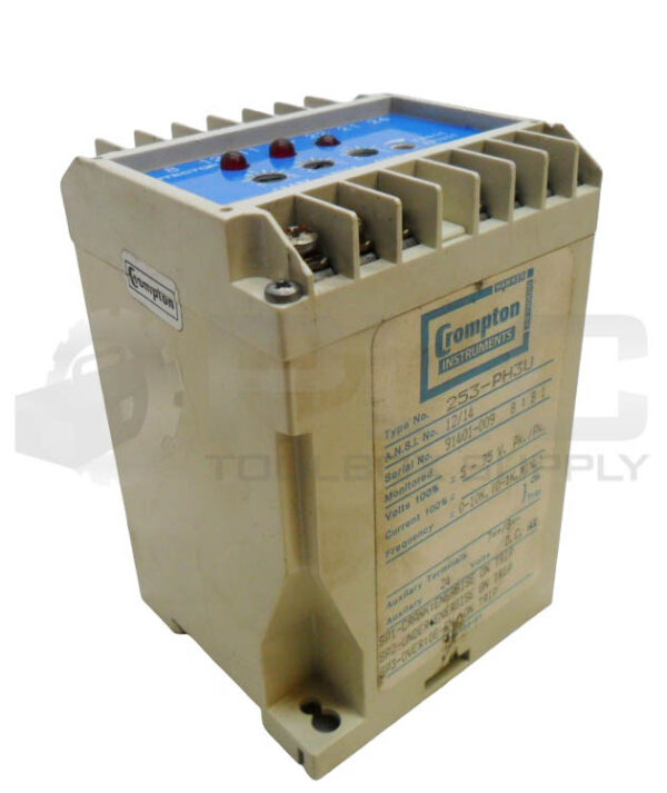 CROMPTON INSTRUMENTS 253-PH3U TRIP RELAY 5-75V 24VDC - Image 4