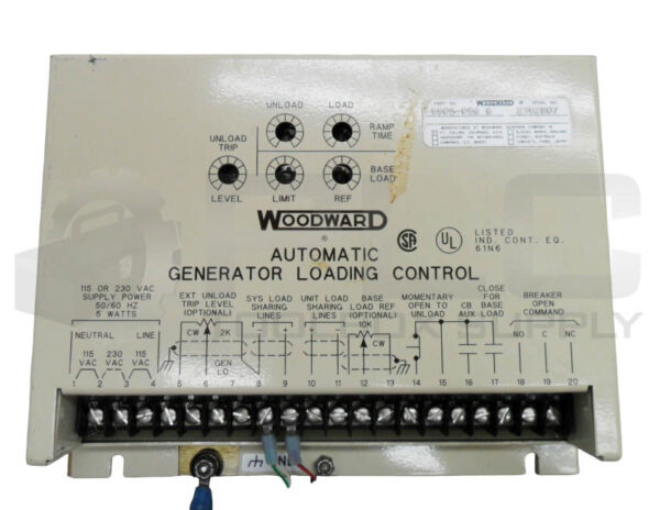 WOODWARD 9905-096 G AUTOMATIC GENERATOR LOADING CONTROL 115/230VAC 50/60HZ 5W - Image 2