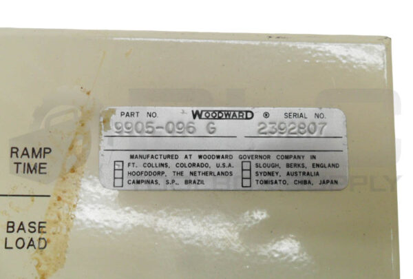 WOODWARD 9905-096 G AUTOMATIC GENERATOR LOADING CONTROL 115/230VAC 50/60HZ 5W - Image 4