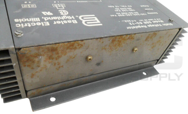 BASLER ELECTRIC SSR 63-12 STATIC VOLTAGE REGULATOR 600VAC 50/60HZ 9 1859 00 101 - Image 4