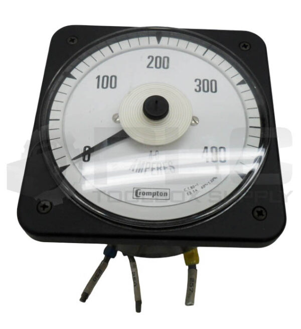 CROMPTON 077-05AA-LSSC AMMETER 0-400 AC AMPERES 077-08AA-LSSC