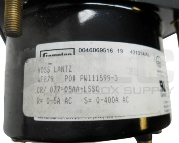 CROMPTON 077-05AA-LSSC AMMETER 0-400 AC AMPERES 077-08AA-LSSC - Image 4