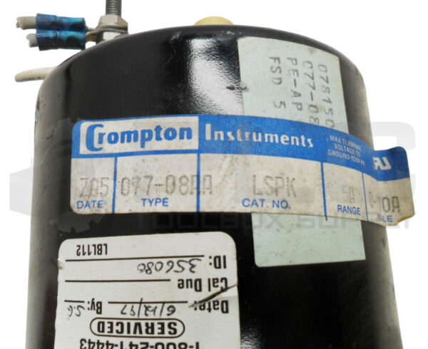 CROMPTON 077-08AA-LSPK AMMETER 0-100 AC AMPERES - Image 4