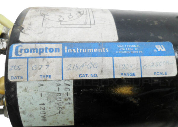 CROMPTON 077-218A-QQ KILOWATTS METER 0-2500KW 120V - Image 4