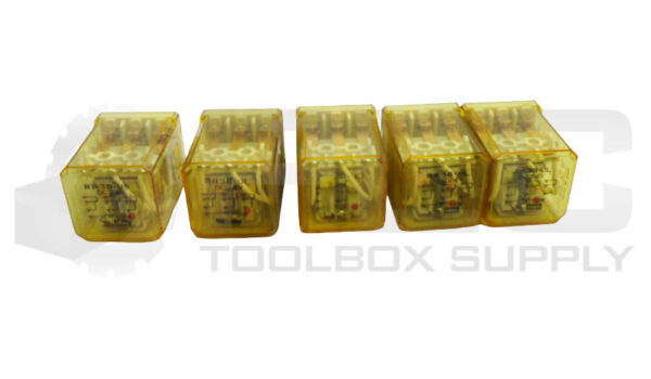 LOT OF 5 IDEC RR3B-UL RELAY 24VDC 10A