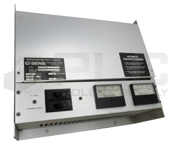 SENS FC-24-20 REGULATED BATTERY CHARGER 120VAC 60HZ 12A