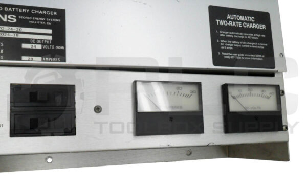 SENS FC-24-20 REGULATED BATTERY CHARGER 120VAC 60HZ 12A - Image 2