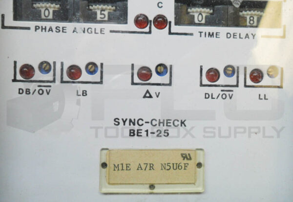 BASLER ELECTRIC BE1-25 SOLID STATE PROTECTIVE RELAY - Image 5