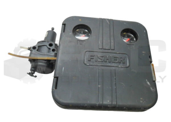 FISHER CONTROLS 4160K PNEUMATIC PRESSURE CONTROLLER W/ 67AF R/221 REGULATOR