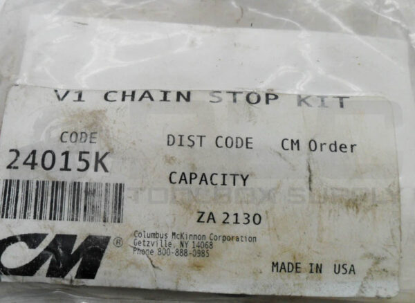SEALED NEW CM V1 CHAIN STOP KIT 24015K - Image 3