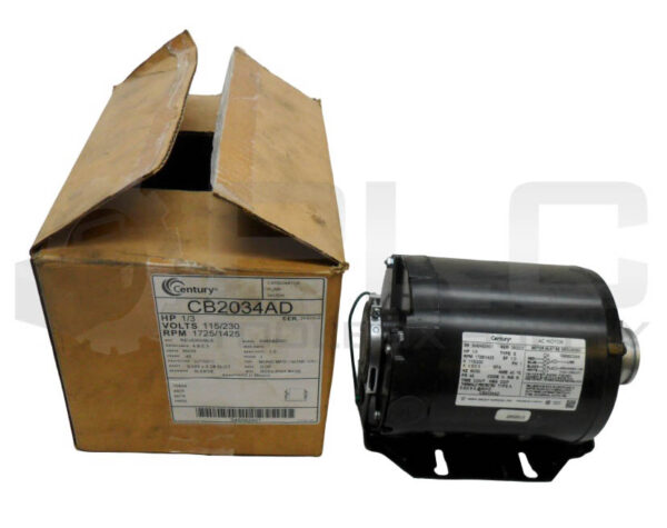 NEW CENTURY S48A62A01 AC MOTOR 1/3HP 1725/1425RPM FR:48 115-230V 4.6/2.3A *READ*