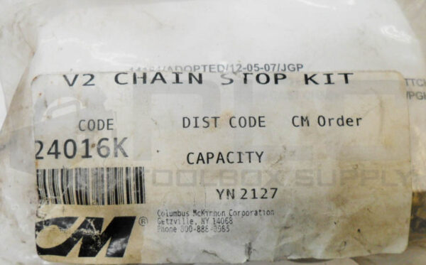 SEALED NEW CM V2 CHAIN STOP KIT 24016K - Image 3