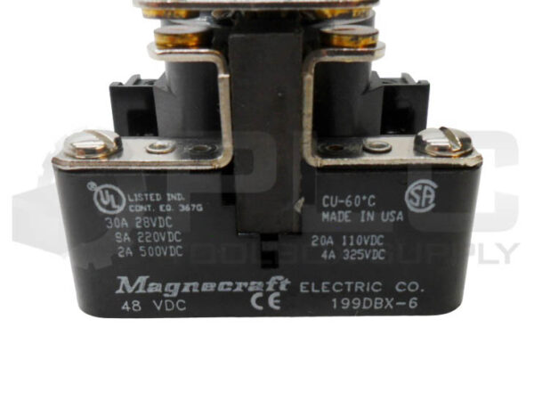 NEW MAGNECRAFT 199DBX-6 RELAY 30A 500VDC - Image 5
