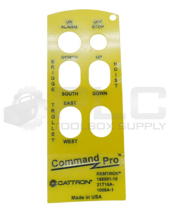 NEW REMTRON 198001-10 REMOTE CONTROL TRANSMITTER LABEL 21T10A-1008A-1 - Image 2