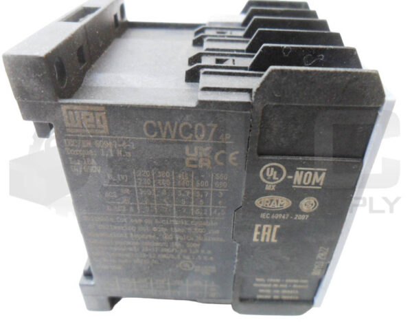 LOT OF 5 WEG CWC07.4P CONTACTOR 690V - Image 6