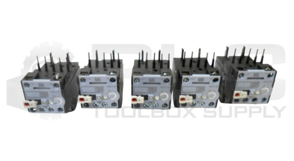 LOT OF 5 WEG RW17-1D OVERLOAD RELAY 6A 690V