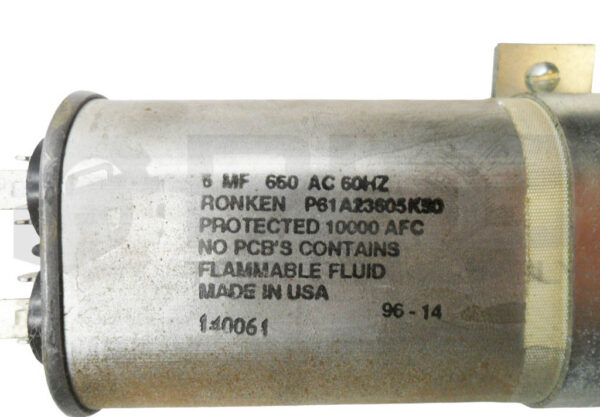 RONKEN 6 MF 660 AC 60HZ CAPACITOR P61A2365K50 - Image 4