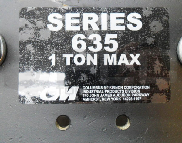 NEW CM SERIES 635 TROLLEY WHEEL ASSEMBLY 1 TON 4" 51161-X - Image 5