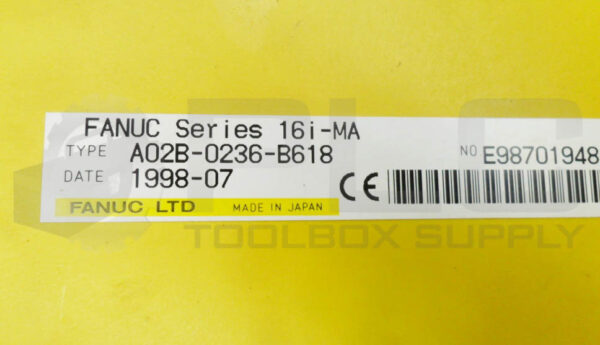 FANUC A02B-0236-B618 OPERATOR PANEL 10" SERIES 16I-MA - Image 7
