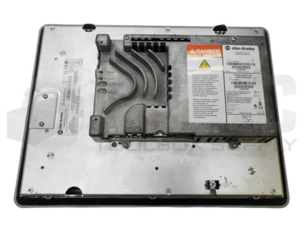 ALLEN  BRADLEY 2711P-T10C4A8 /A TERMINAL W/ 2711P-RP8A /A W/ 2711P-RTD10C /B - Image 3