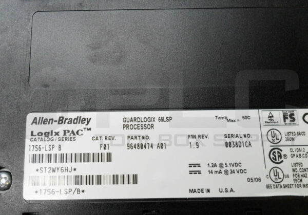 ALLEN BRADLEY 1756-LSP /B GUARDLOGIX 55LSP PROCESSOR *READ* - Image 4