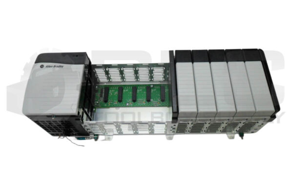 ALLEN BRADLEY 1756-PA75 /B AC POWER SUPPLY W/ 1756-A10 /C 10 SLOT RACK - Image 2