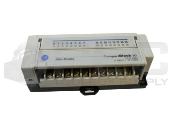 ALLEN BRADEY 1791D-16B0X /D DC POWER COMPACT BLOCK I/O 16 INPUTS 30VDC