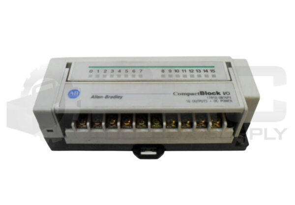 ALLEN BRADLEY 1791D-0B16PX /D DC POWER COMPACT BLOCK I/O 16 OUTPUTS 30VDC