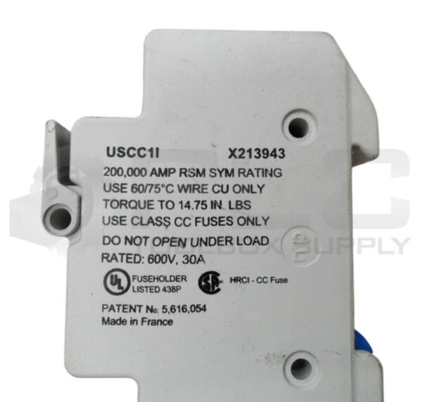 LOT OF 5 FERRAZ SHAWMUT USCC1I FUSE HOLDER 600V 30A - Image 5