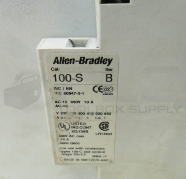 ALLEN BRADLEY 100-C85D*00 /A CONTACTOR W/ 100-FSD250 /A SURGE SUPPRESSOR - Image 6