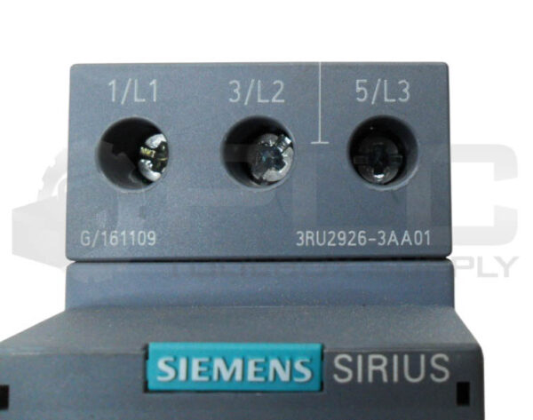 SIEMENS 3RR2442-1AA40 CURRENT MONITORING RELAY W/ 3RU2926-3AA01 ASSEMBLY SUPPORT - Image 5