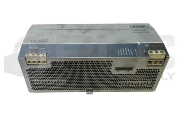 SOLA SDN 40-24-480 POWER SUPPLY 380-500VAC 3.0/1.7A 50/60HZ 24VDC