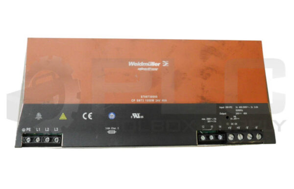 WEIDMULLER 8708730000 POWER SUPPLY 400-500V 3.0A 50/60HZ CP SNT3 1000W 24V 40A - Image 2