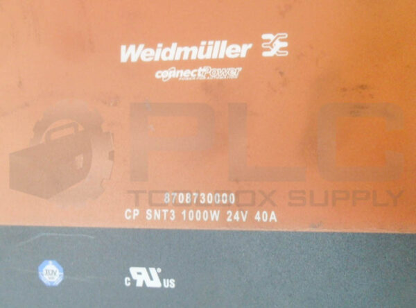 WEIDMULLER 8708730000 POWER SUPPLY 400-500V 3.0A 50/60HZ CP SNT3 1000W 24V 40A - Image 6