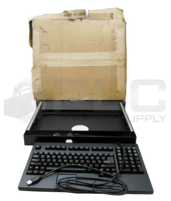 NEW SUPER LOGICS SL-RMKB-TOUCH-USB KEYBOARD RACKMOUNT DRAWER PIK-230U *READ*