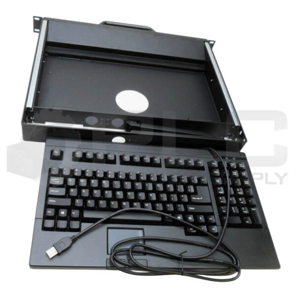 NEW SUPER LOGICS SL-RMKB-TOUCH-USB KEYBOARD RACKMOUNT DRAWER PIK-230U *READ* - Image 2