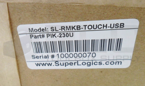 NEW SUPER LOGICS SL-RMKB-TOUCH-USB KEYBOARD RACKMOUNT DRAWER PIK-230U *READ* - Image 7