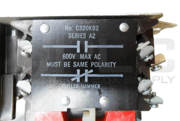CUTLER HAMMER A10BN0 /A1 MOTOR STARTER W/ 1887-1 COIL W/ C320KB2 /A2 W/ C320AS1 - Image 5