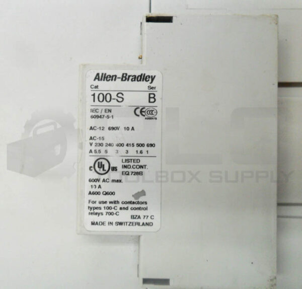 ALLEN BRADLEY 100S-C72DJ14C /B SAFETY CONTACTOR W/ 100-C72D*00 /B W/ 100-S /B - Image 5