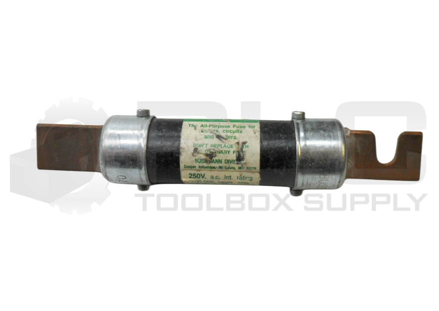 LOT OF 4 BUSSMANN FRN-R-70 DUAL ELEMENT FUSE 70A 250VAC - PLC Toolbox ...