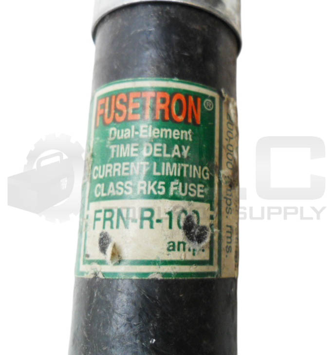 LOTOF 6 BUSSMANN FRN-R-100 DUAL ELEMENT FUSE 100A 250VAC - PLC Toolbox ...