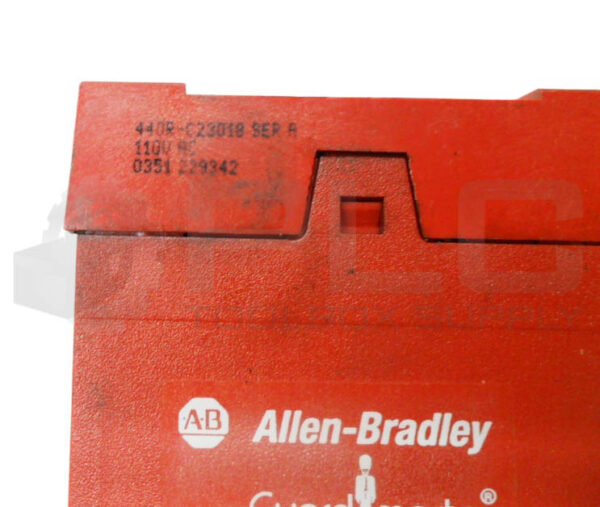 ALLEN BRADLEY 440R-C23018 /A SAFETY RELAY UNIT 110VAC *READ* - Image 5