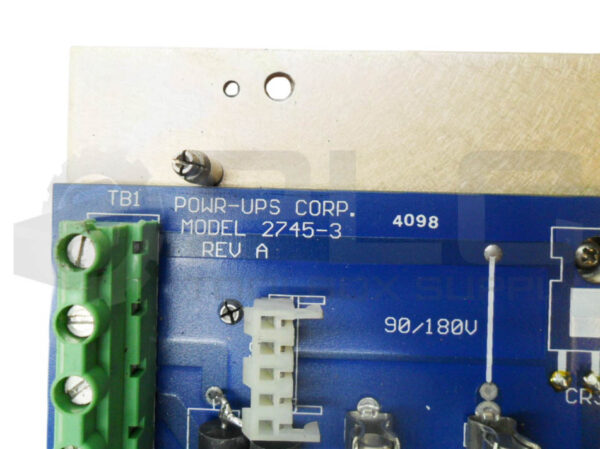 POWR-UPS 2745-3 MOTOR CONTROL BOARD 90-180V - Image 3